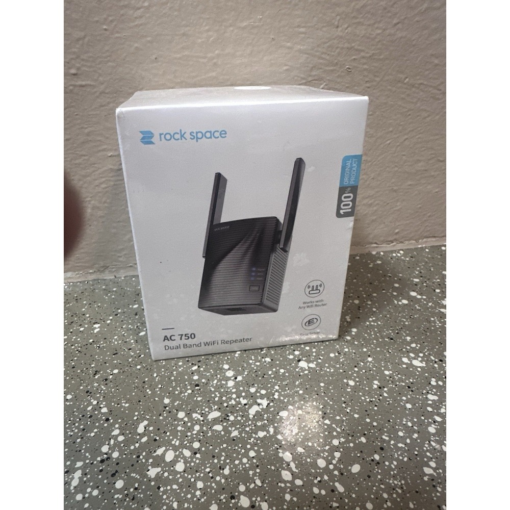 Rock Space AC750 Dual Band WiFi Range Extender‎ Internet Booster Repeater